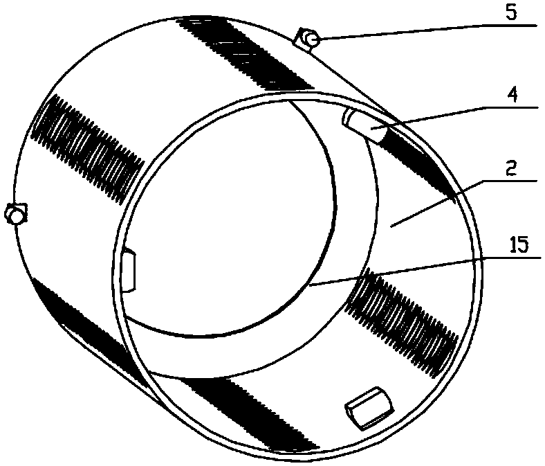 Three-layer flexible sleeve expandable antenna