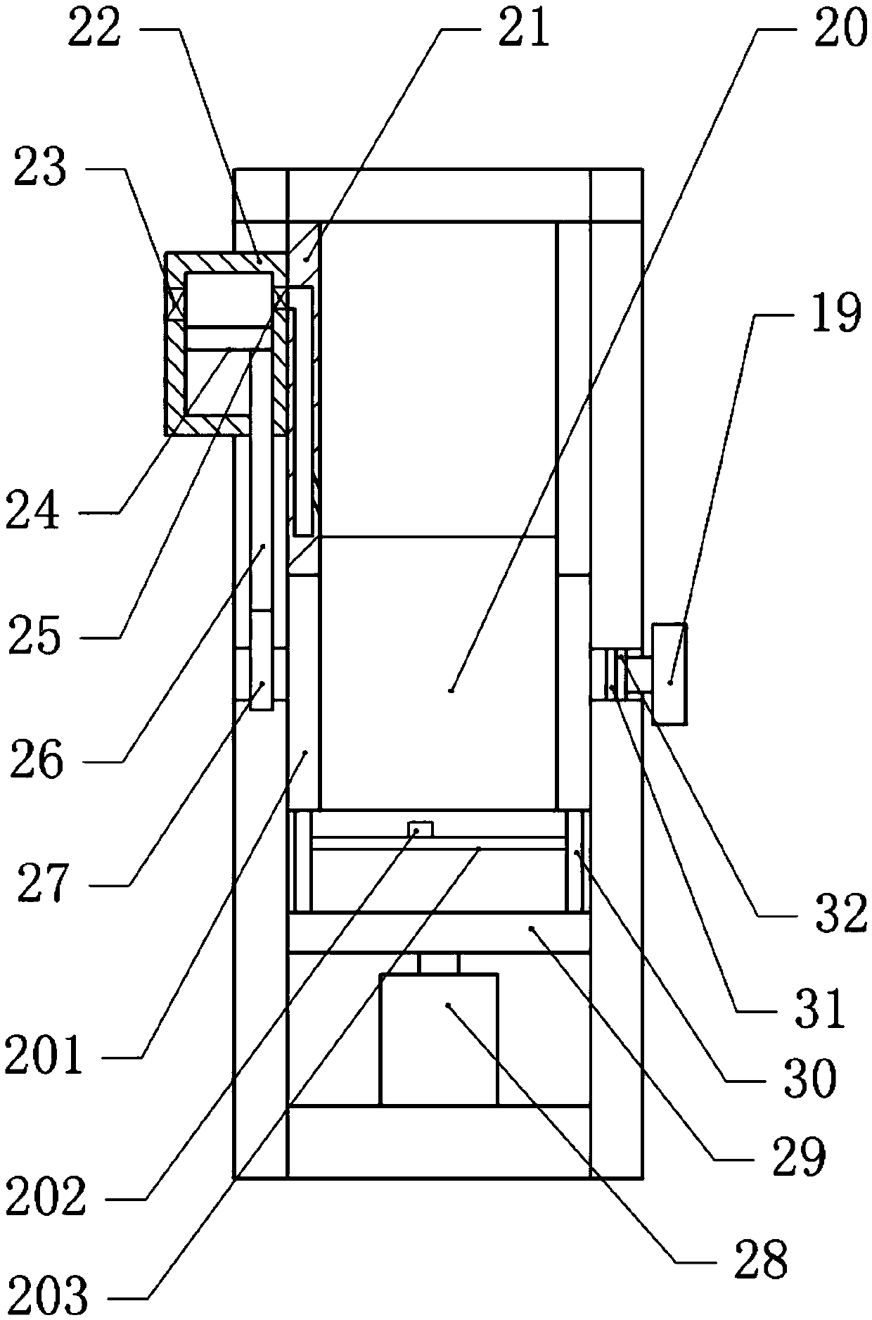 Quick-disassembly winding device