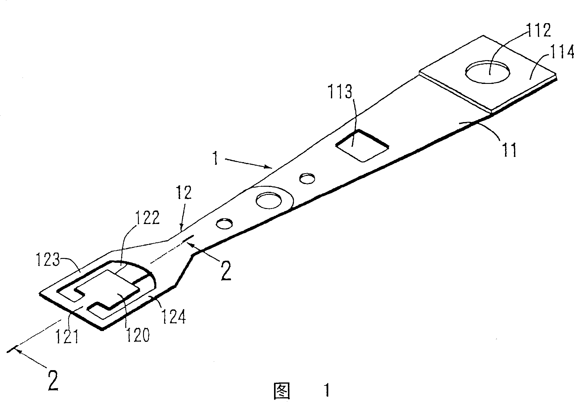 Magnetic-head supporting element mfg. method