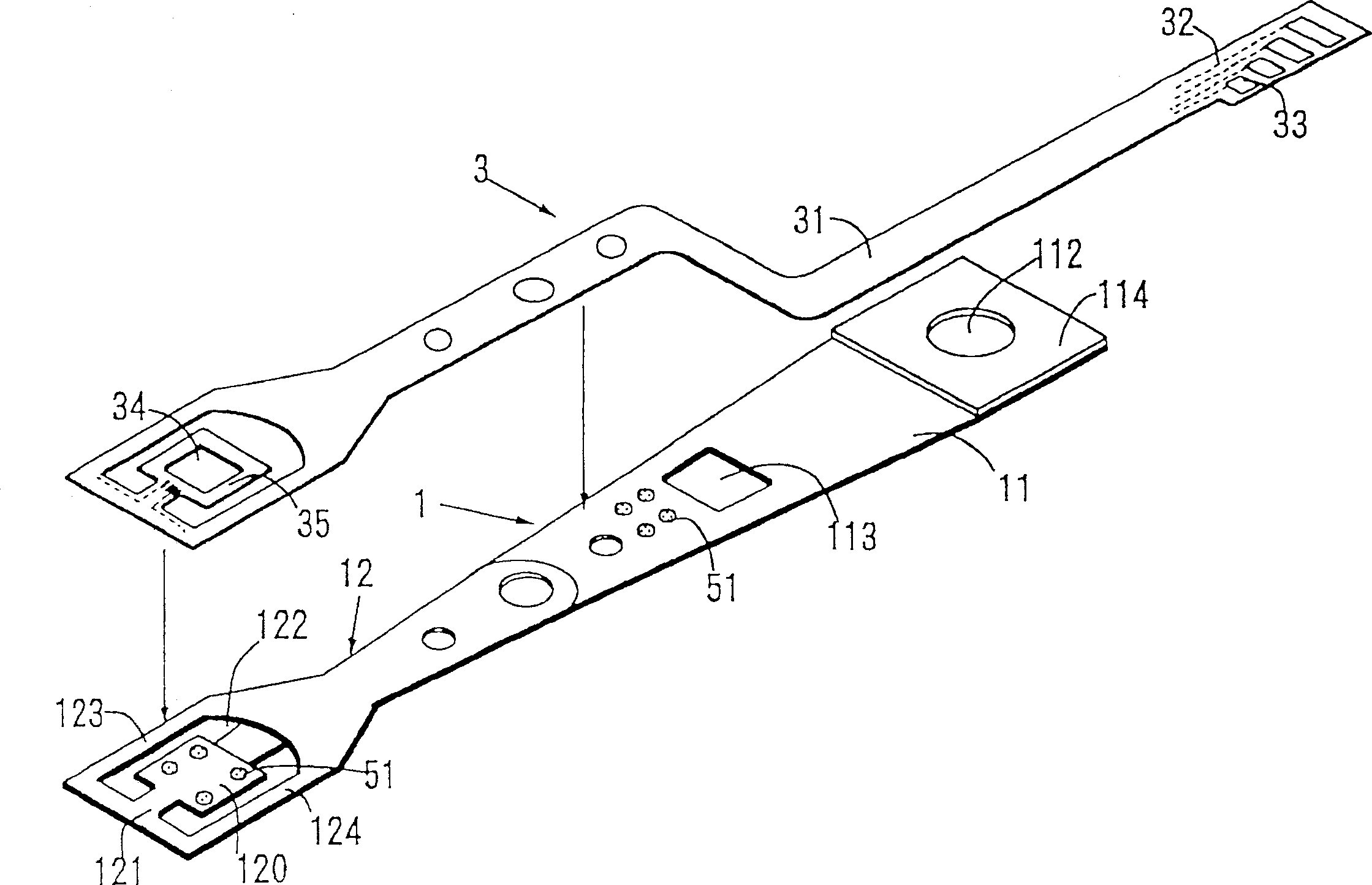 Magnetic-head supporting element mfg. method