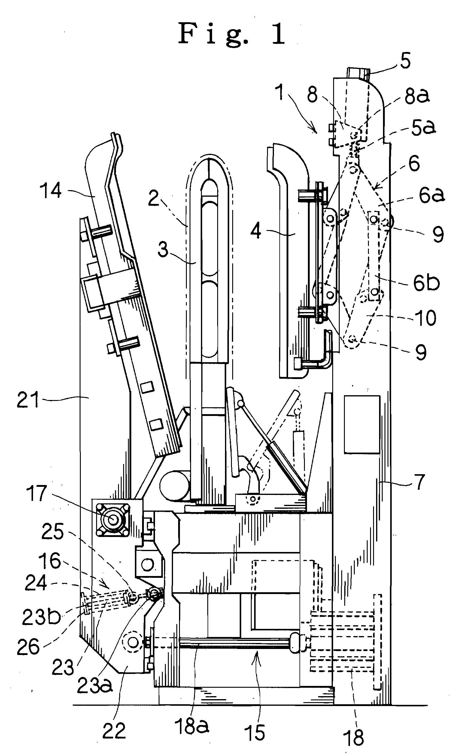 Apparatus for Driving Clothes Press Irons and Clothes Press Finishing Machine Using the Same