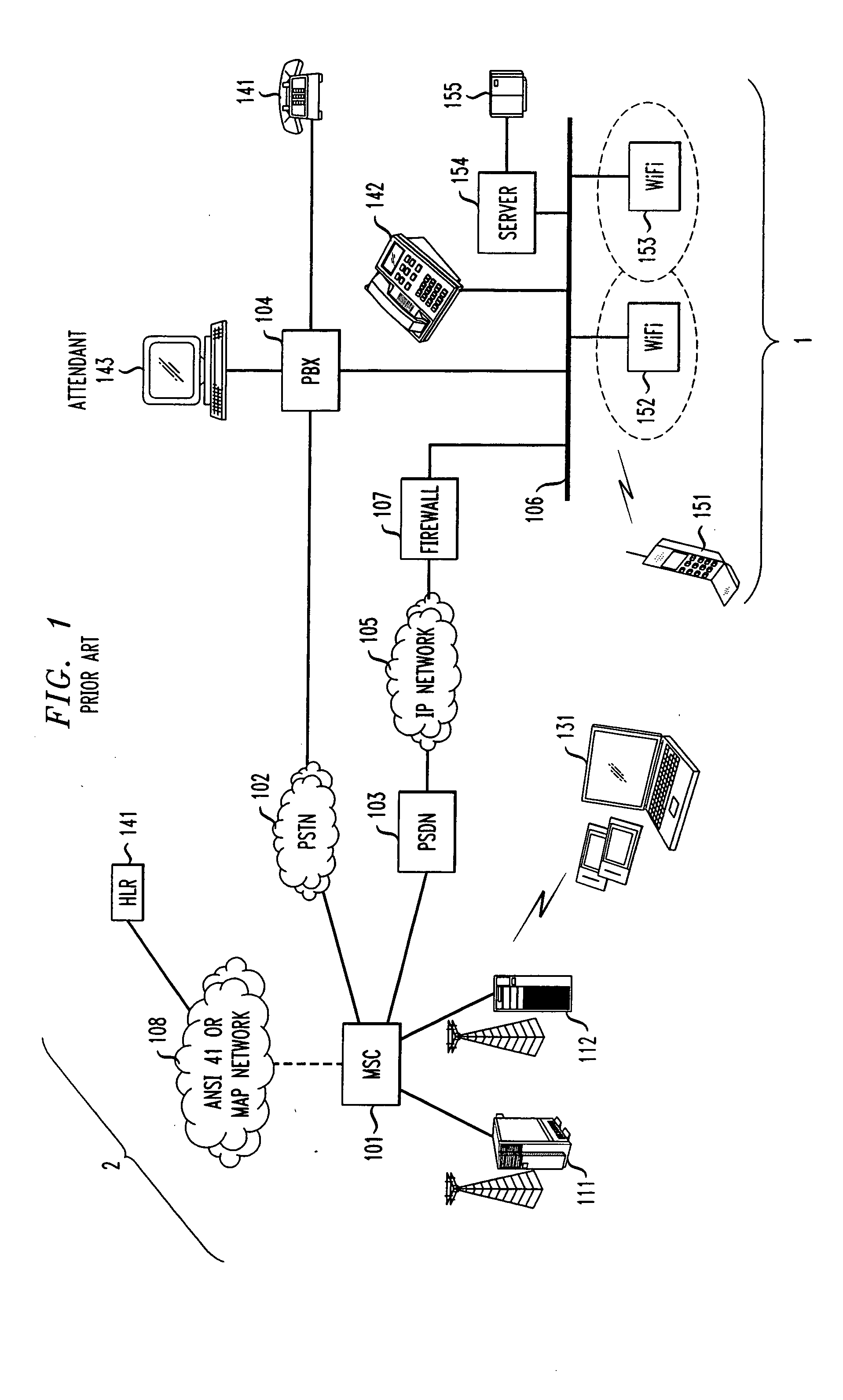 System for providing interoperability of a proprietary enterprise communication network with a cellular communication network