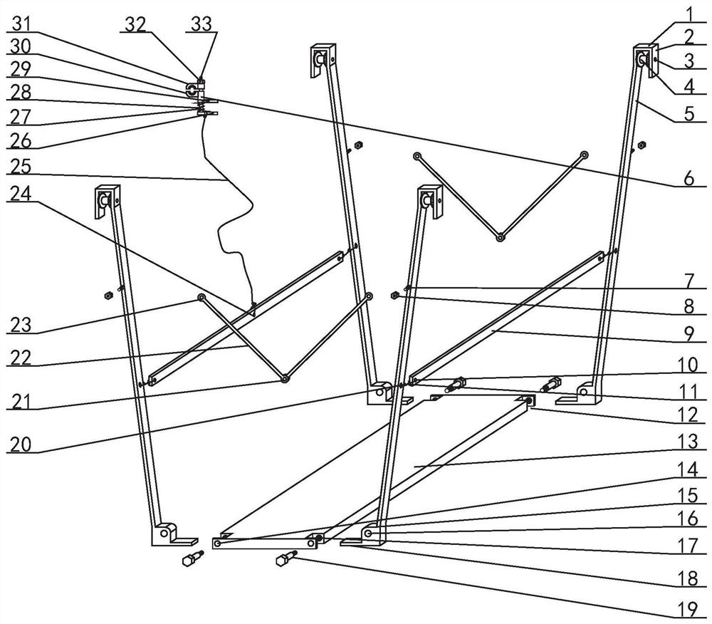 Standing type high-voltage cable operation device