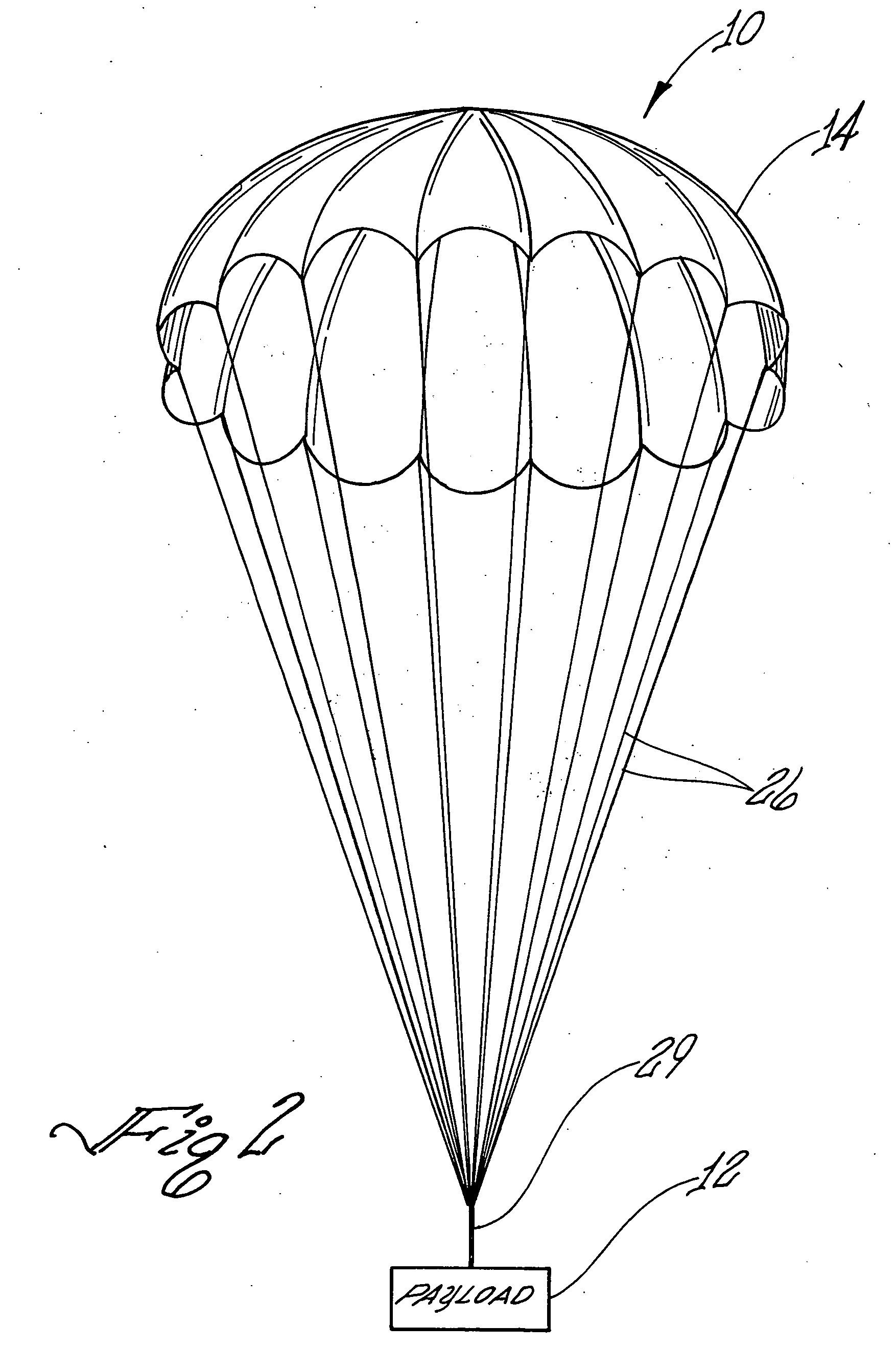 Flexible reefing loops for parachutes