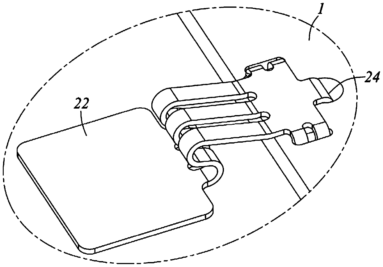 Connecting assembly and conductive terminal thereof