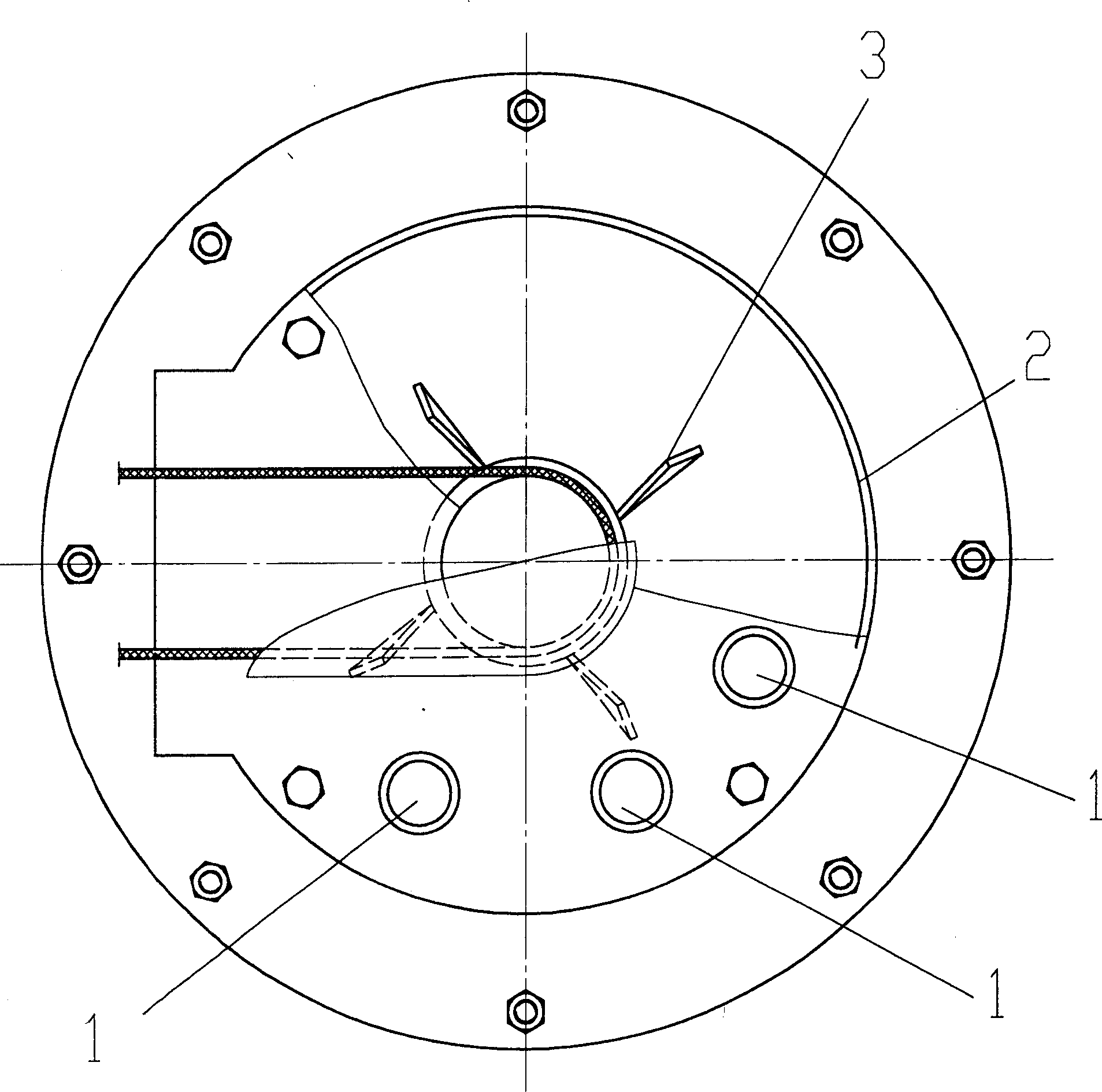 Solid powder continuous mixing machine