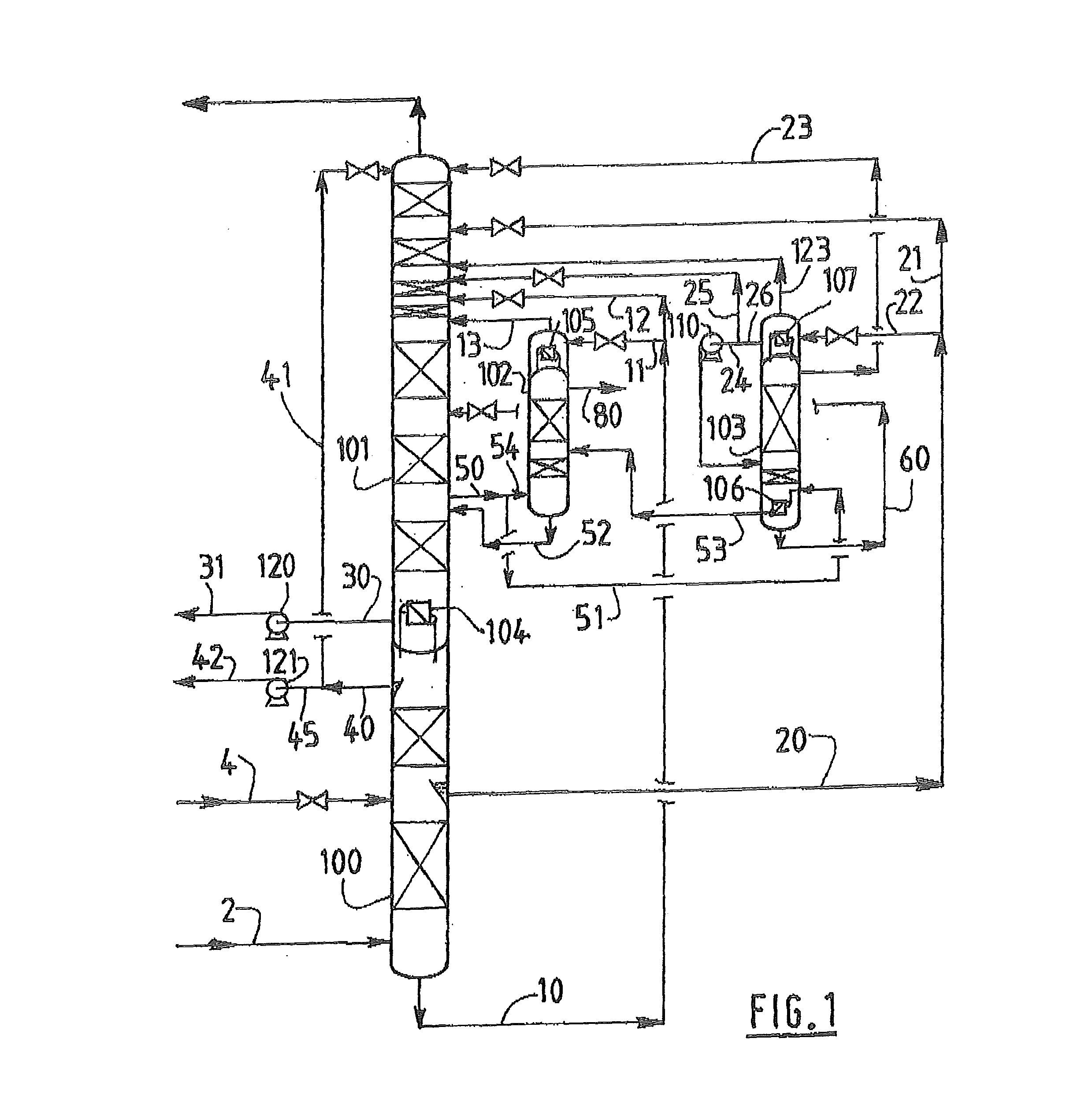 Process And Apparatus For The Separation Of Air By Cryogenic Distillation