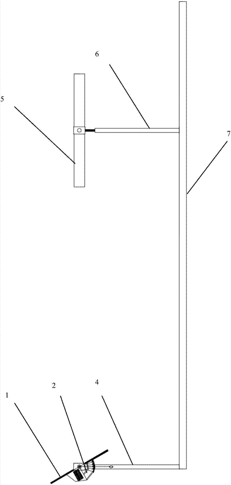 Reflection-type simple laser altimeter