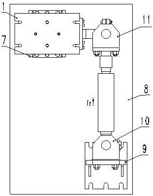 Fatigue test method and device for automobile thrust rod assembly