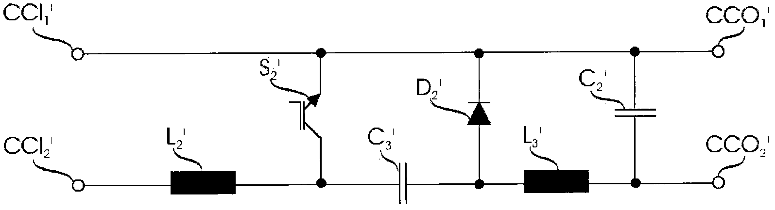 Solar power station including non-isolated DC-DC converter assembly