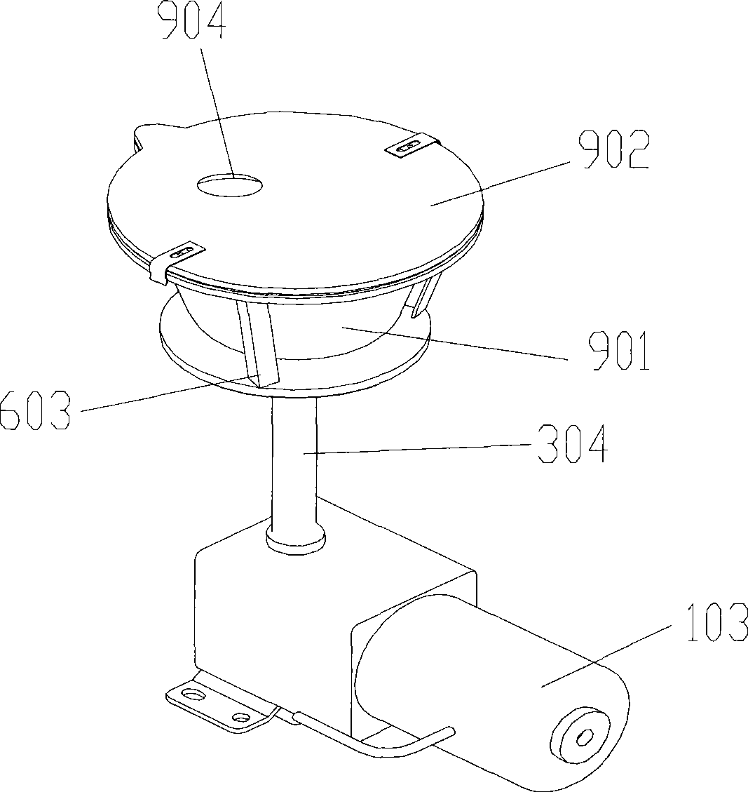 Device for automatically delivering fluid material and automatic/semiautomatic cooking device