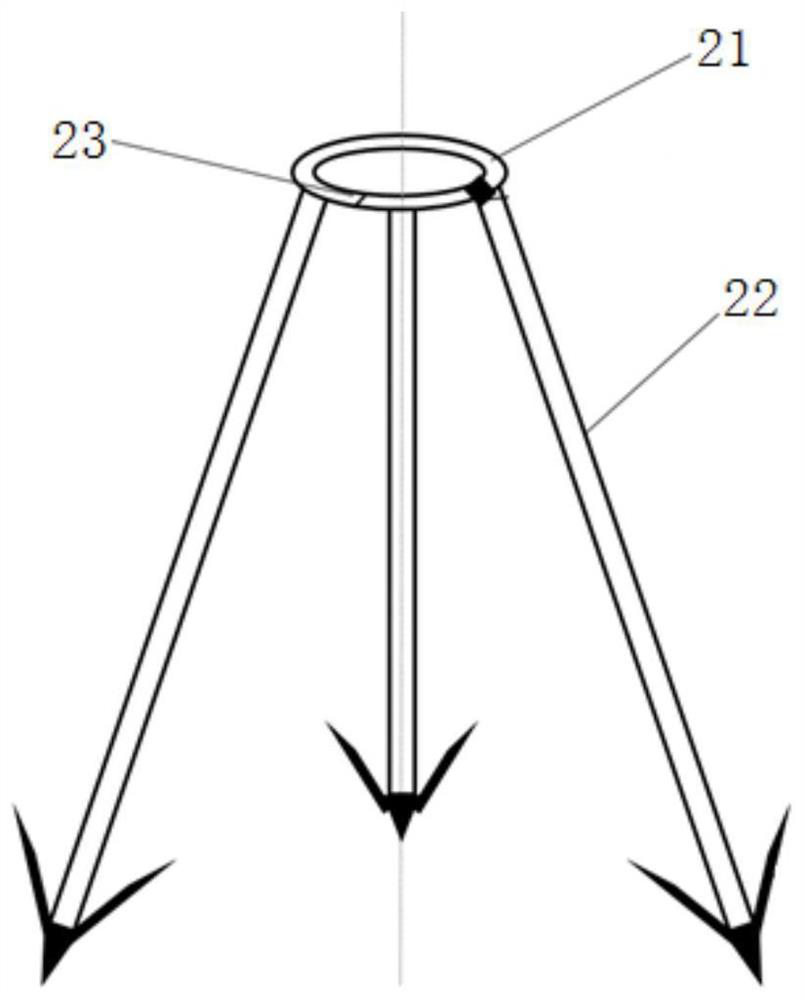 Stable reinforced planting method for mangrove plants