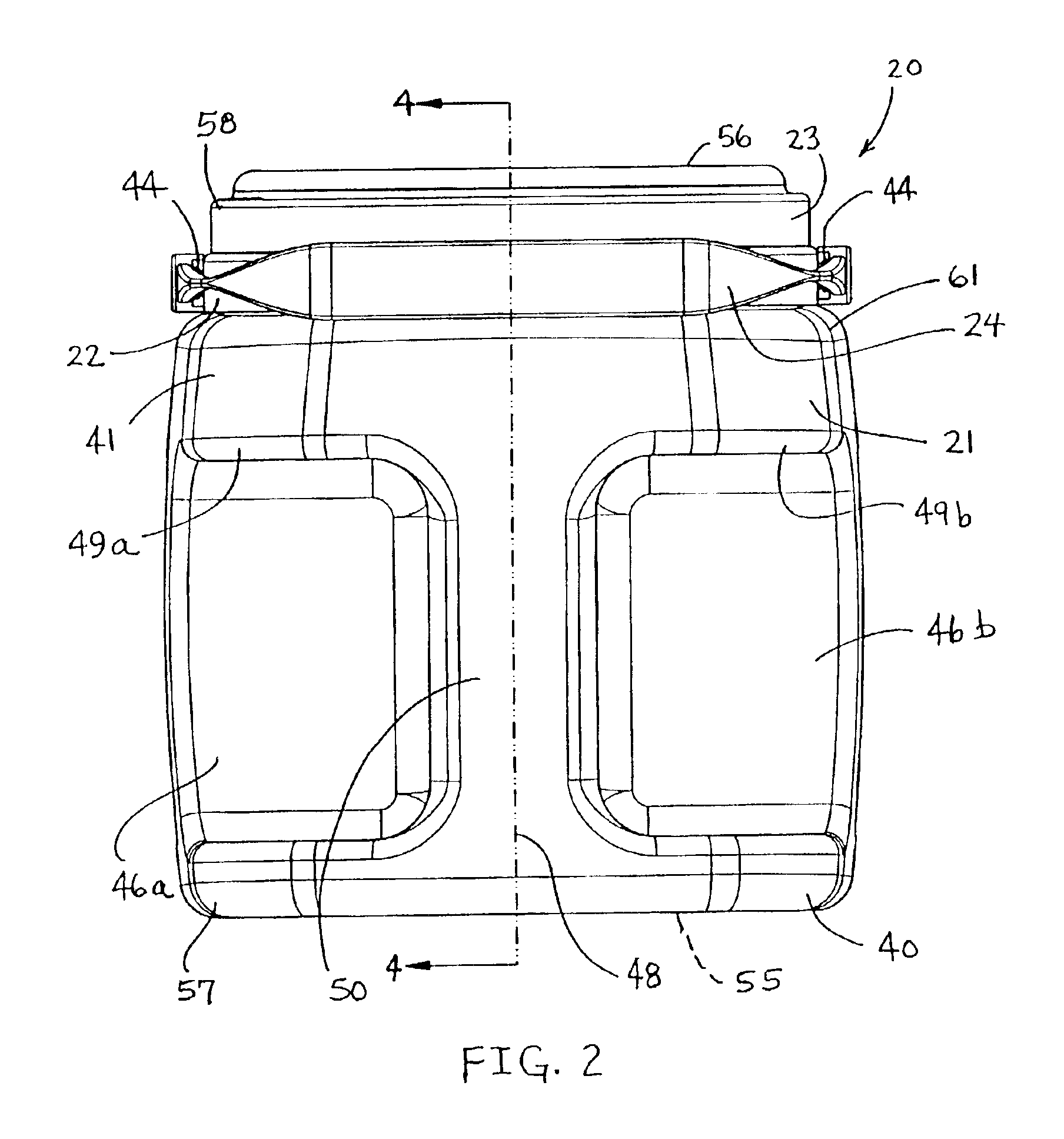 Sealing mechanisms for use in liquid-storage containers