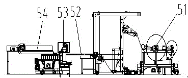 Cord fabric cutting machine