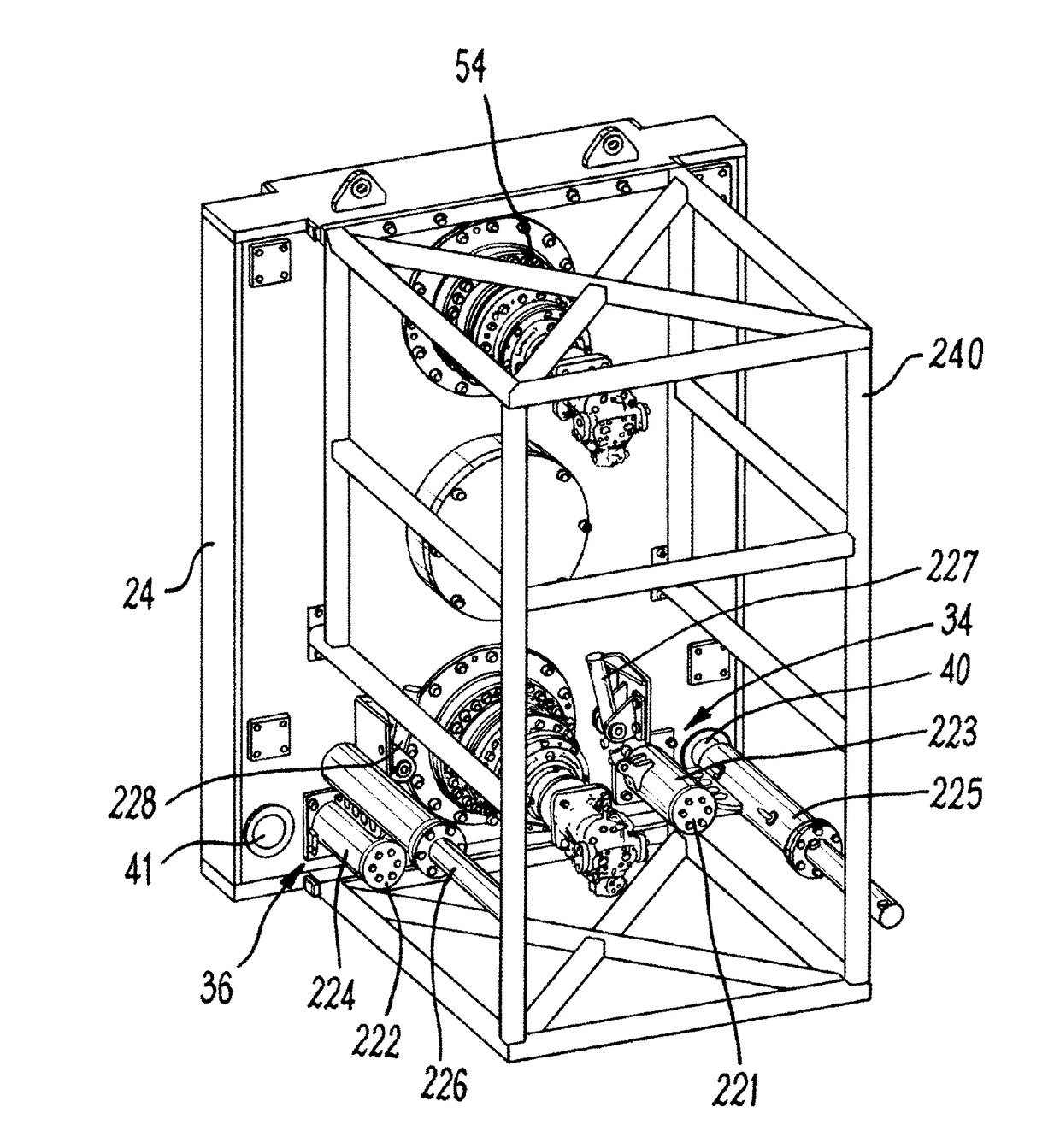 Reel drive assembly