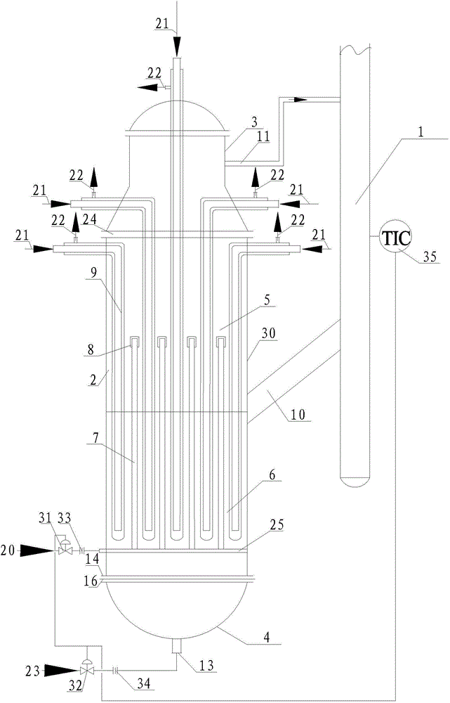 Reaction heating method and device