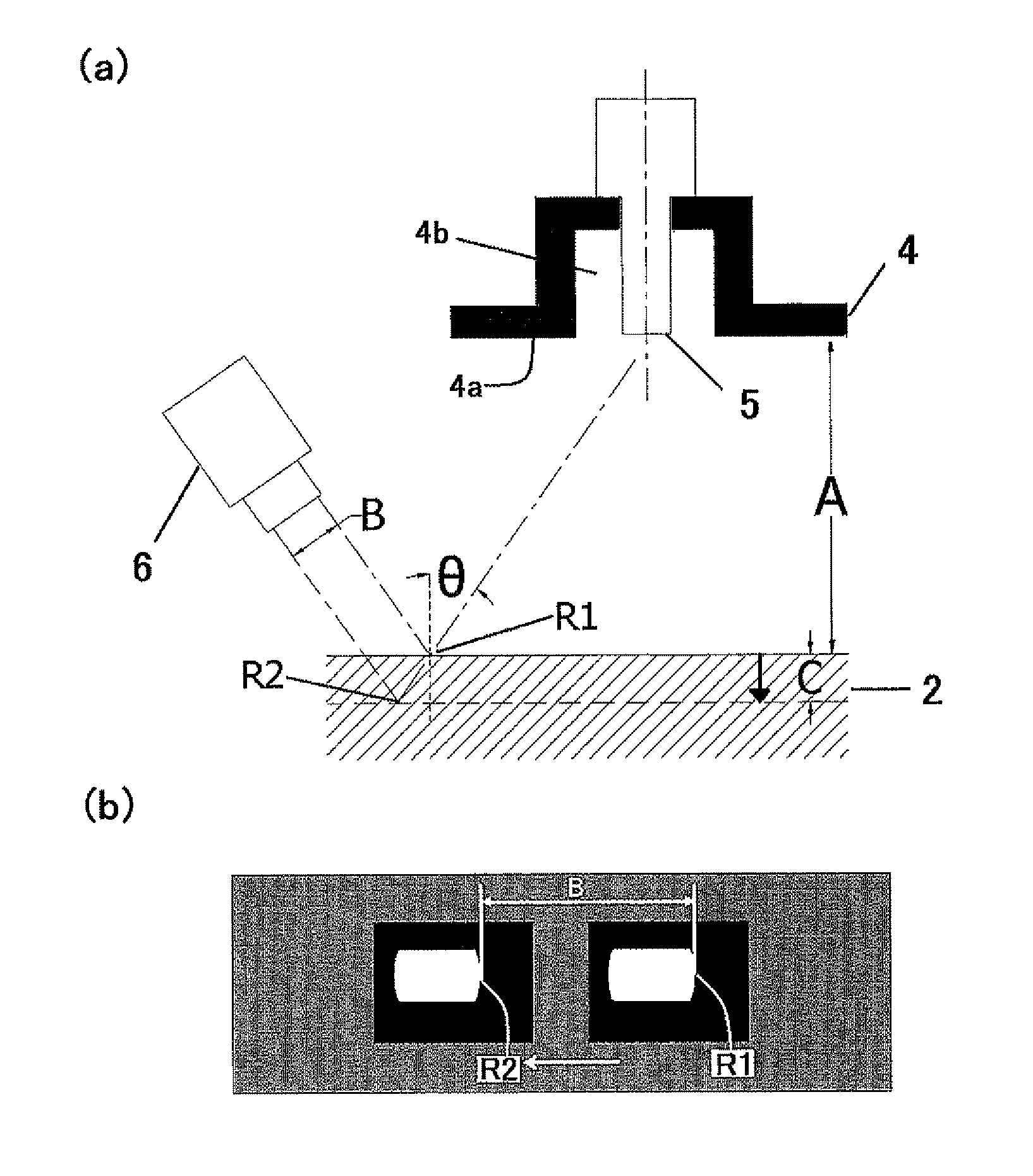 Method for measuring and controlling distance between lower end surface of heat shielding member and surface of raw material melt and method for manufacturing silicon single crystal