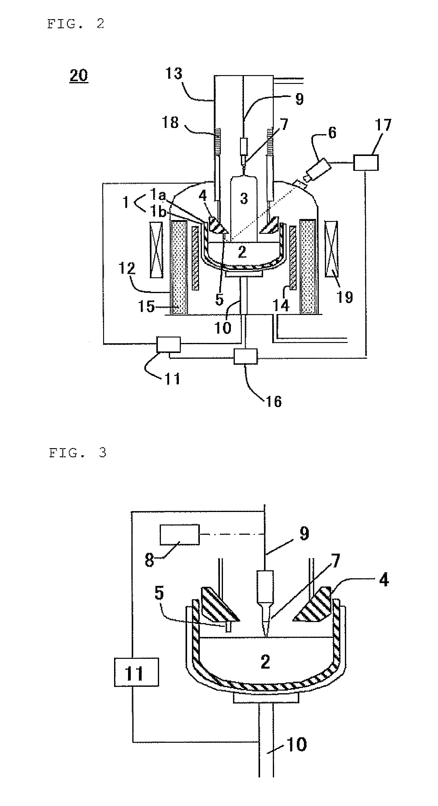 Method for measuring and controlling distance between lower end surface of heat shielding member and surface of raw material melt and method for manufacturing silicon single crystal