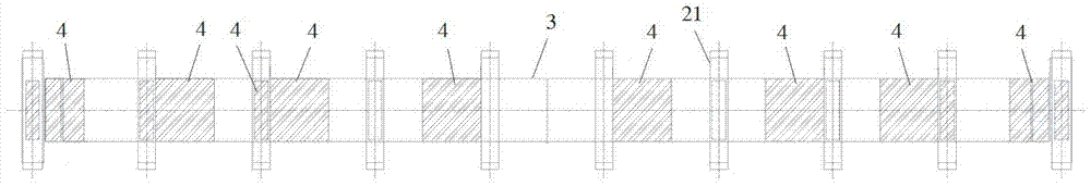 A blasting method for a separate upper-span bridge