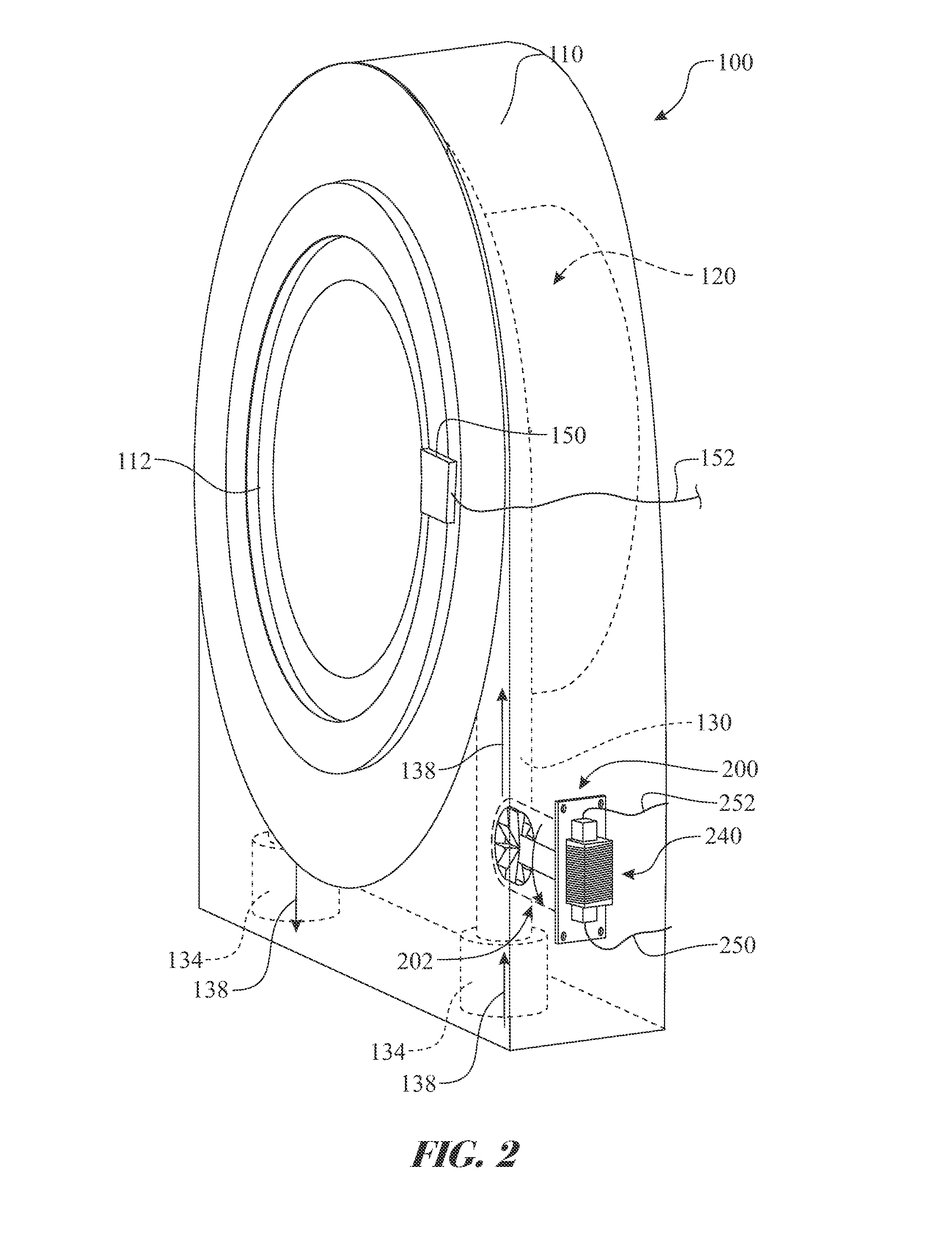 Power harvesting bearing configuration