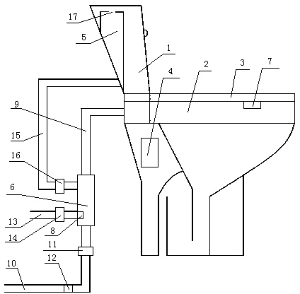 Jet-type foaming toilet device