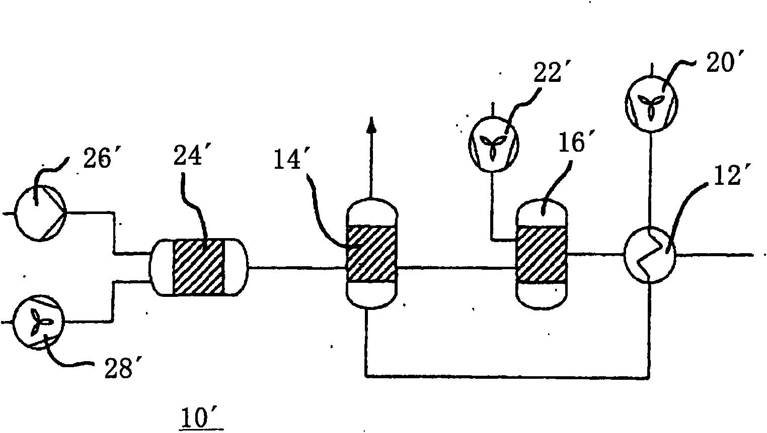 Fuel cell system with device for cathode inlet air preheating