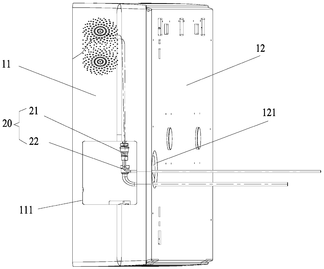 Indoor unit and air conditioner with indoor unit