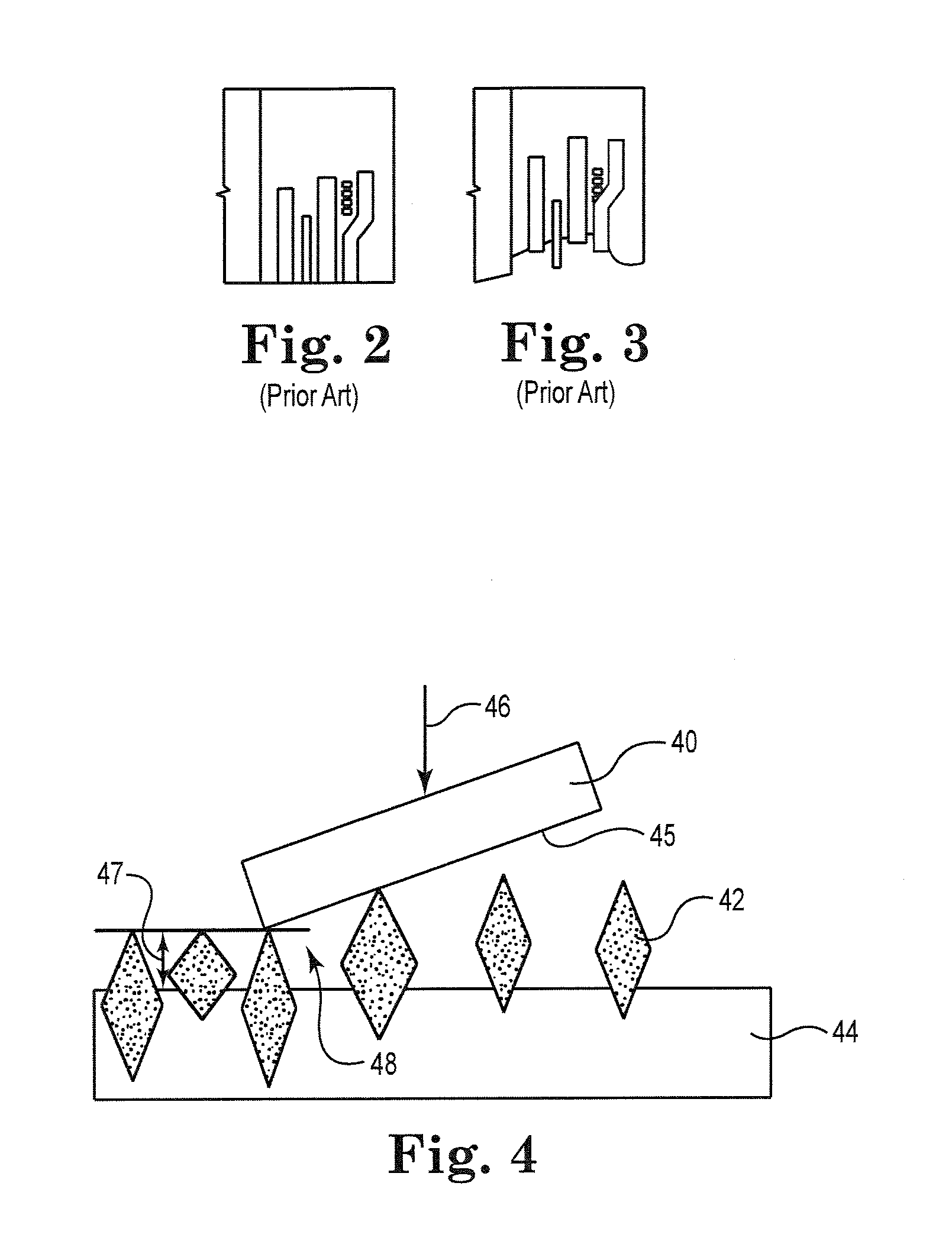 Dressing bar for embedding abrasive particles into substrates