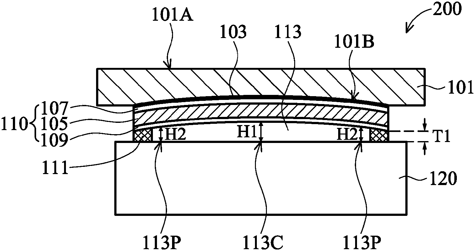 Touch display device, protective cover thereof and lamination device
