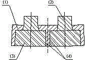 Structure-reinforced metal magnetic liner plate