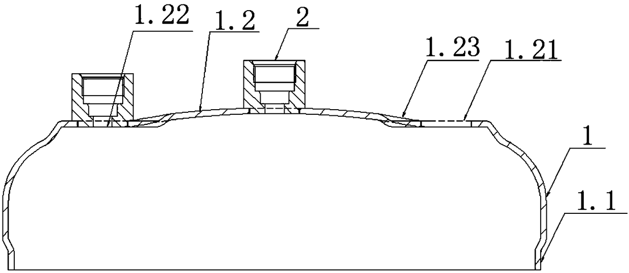 General-type end cover structure