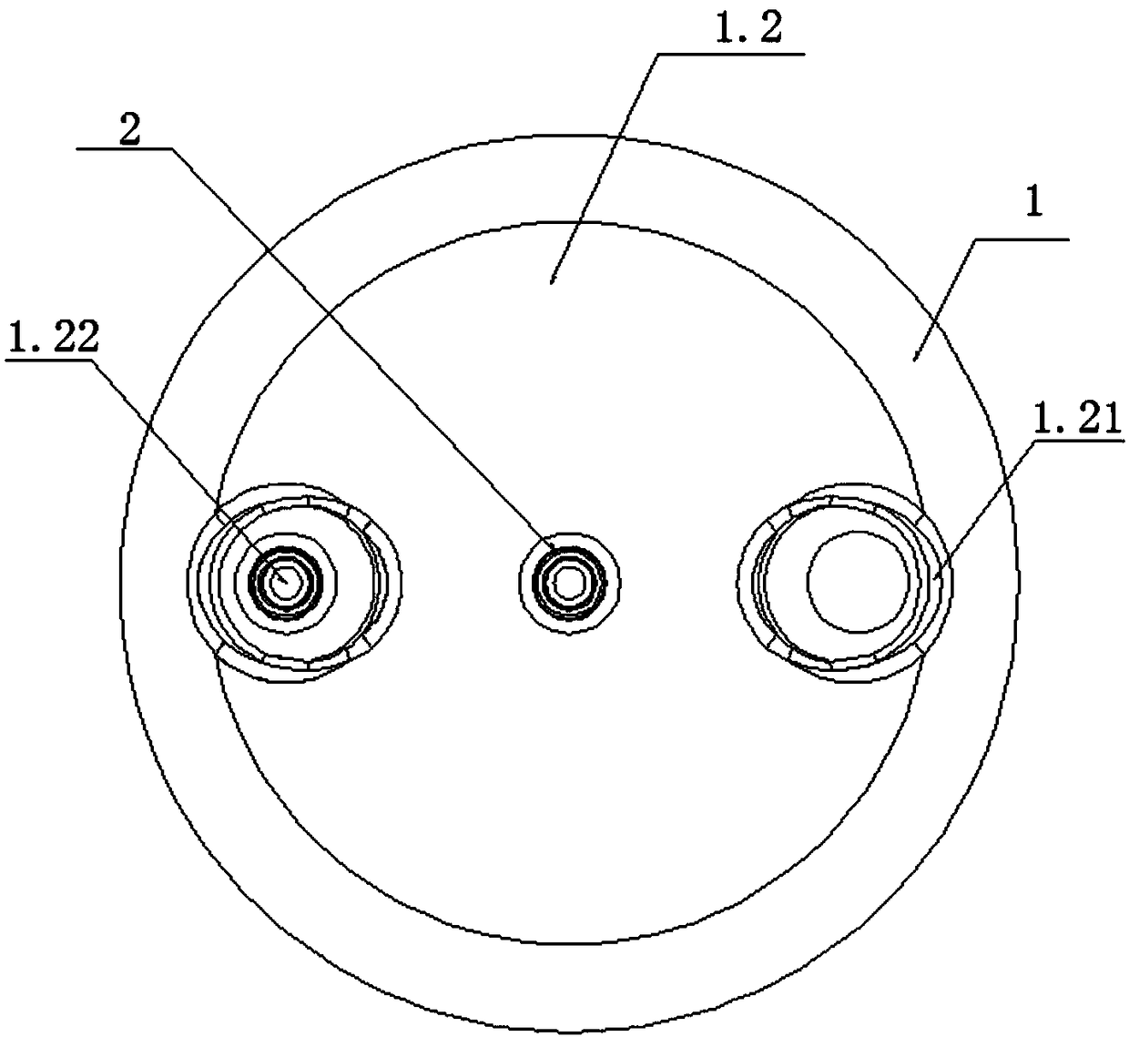 General-type end cover structure