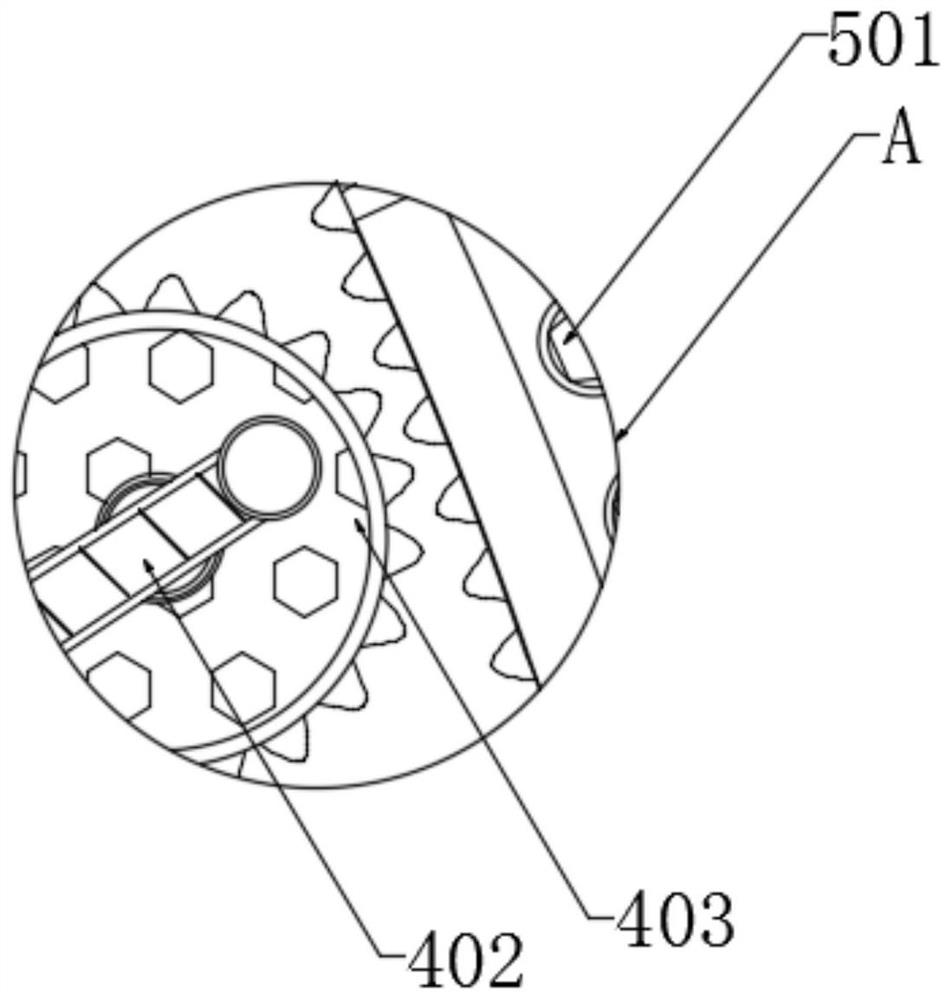 Steel casting machining protection equipment capable of preventing pore defect