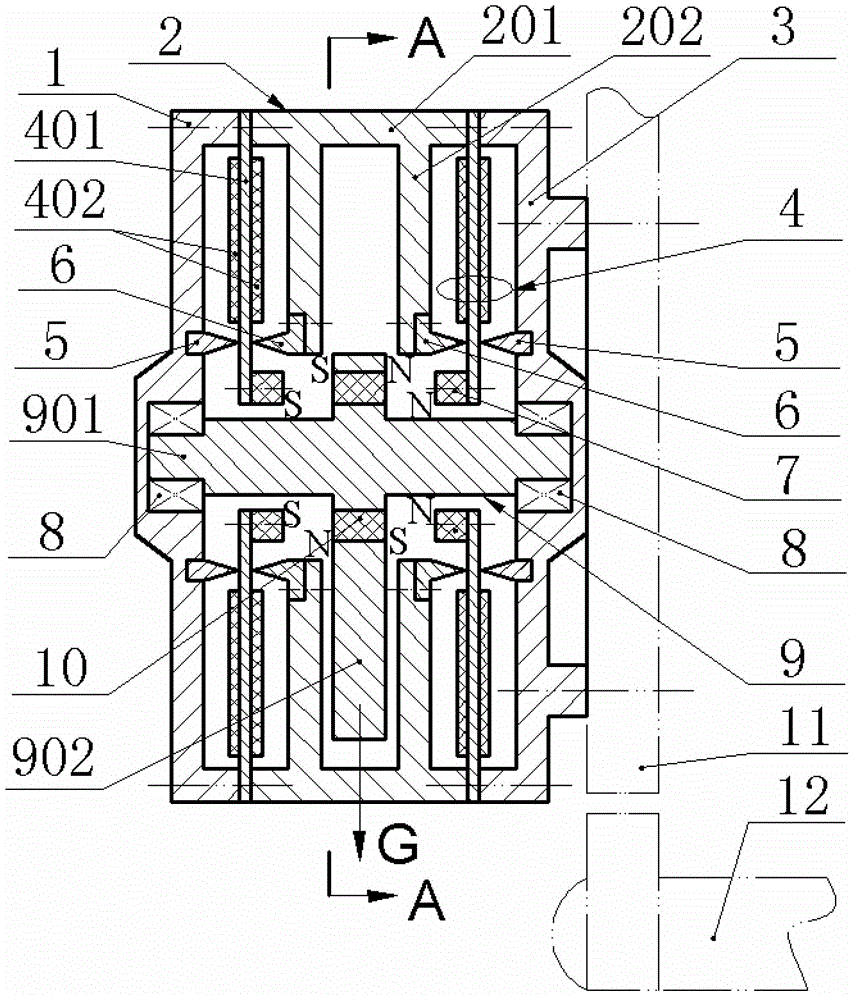 Wheel-type piezoelectric beam generator based on clamping limit