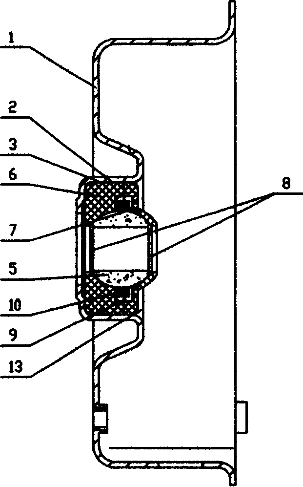 A motor cover with bearing arrangement