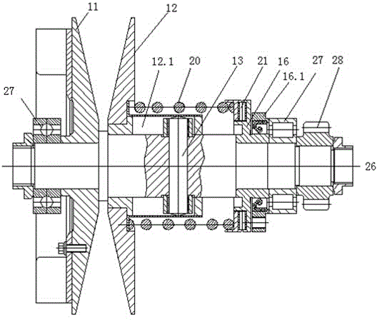 Electric speed adjustment device of continuously variable transmission for electrically adjusting reducing of driving wheel and method of electric speed adjustment device