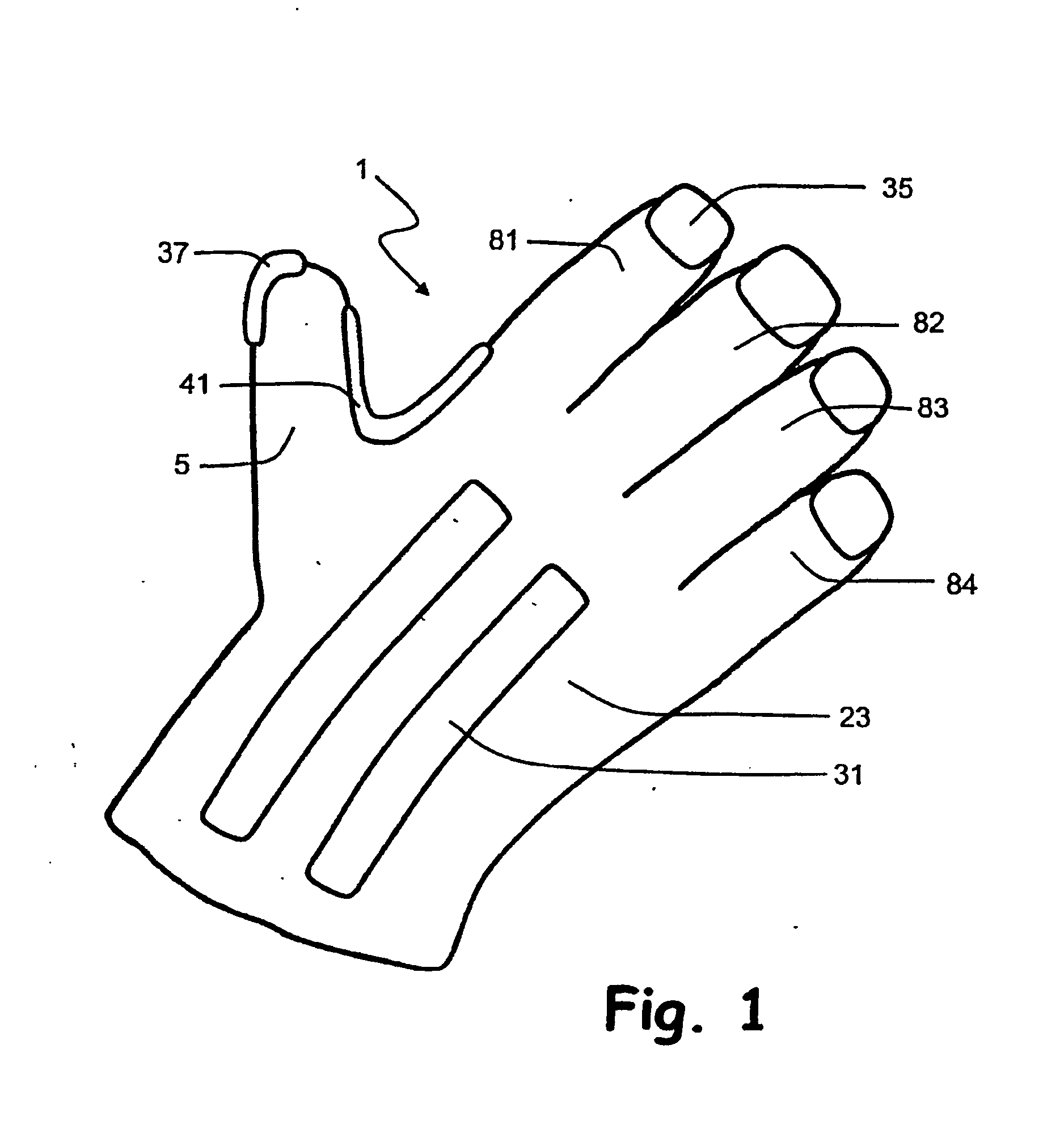 Handwear incorporating attachment element