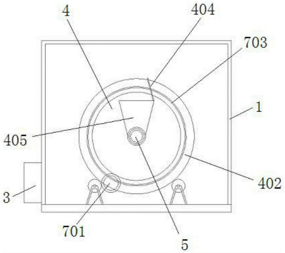 Separation equipment with drum magnetic grate