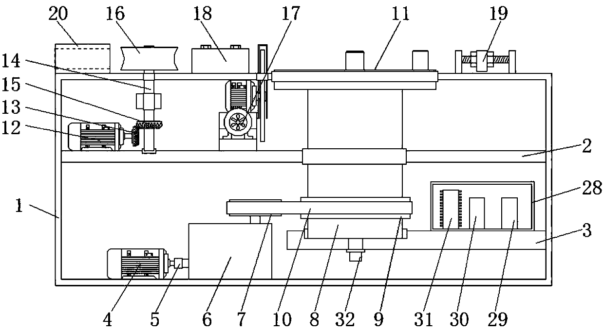 Automatic cutting-off, conveying and bending device for steel bars