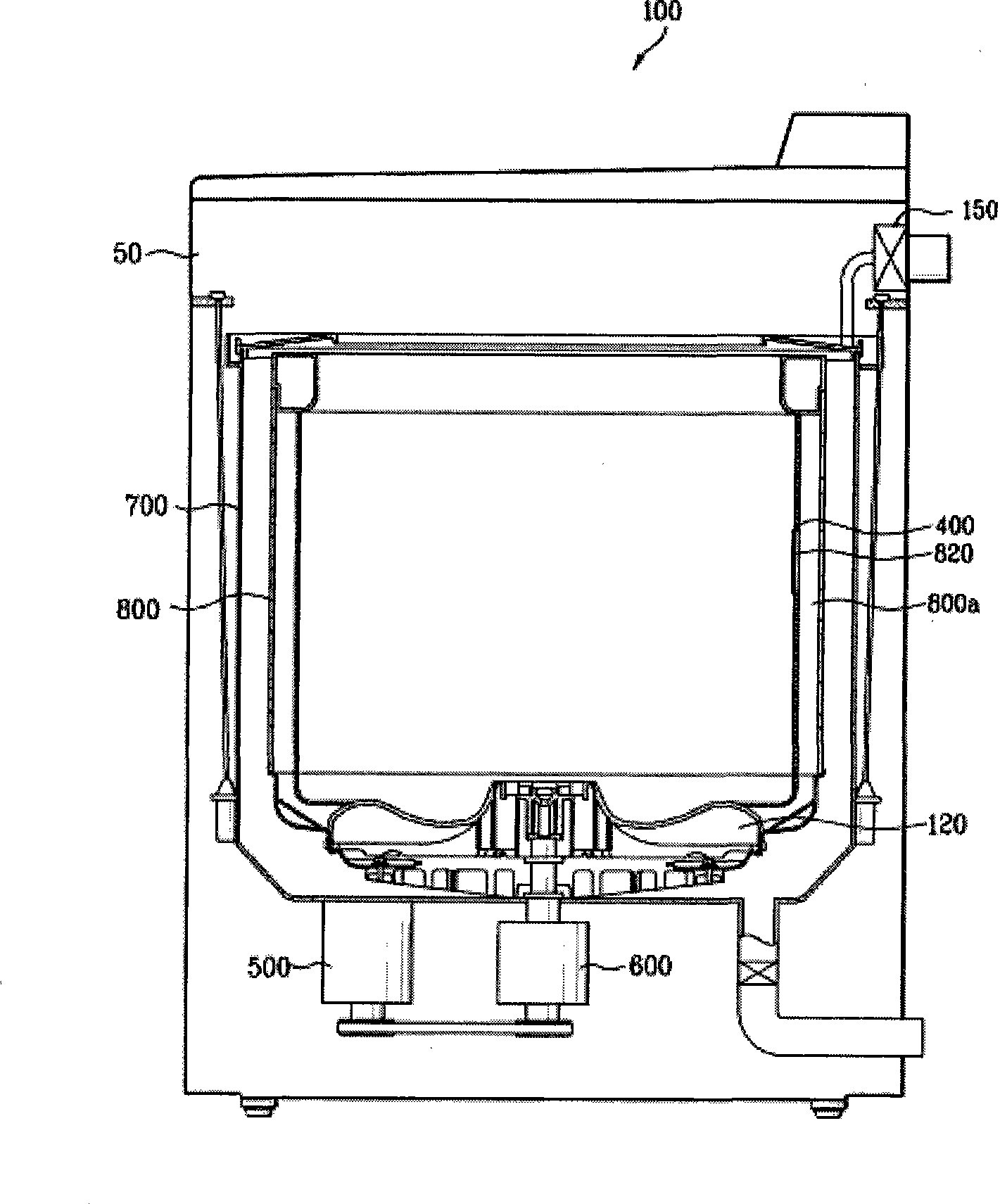 Filtering apparatus of washing machine