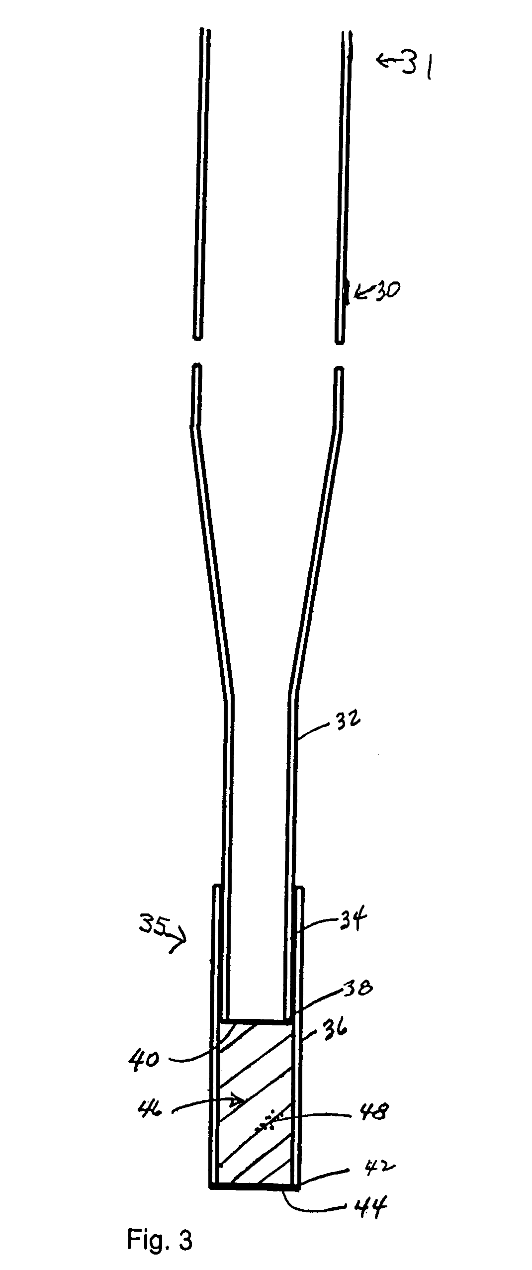 Low dead volume extraction column device