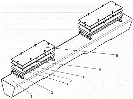 A method and device for detecting the compactness of bulk ballasted bed
