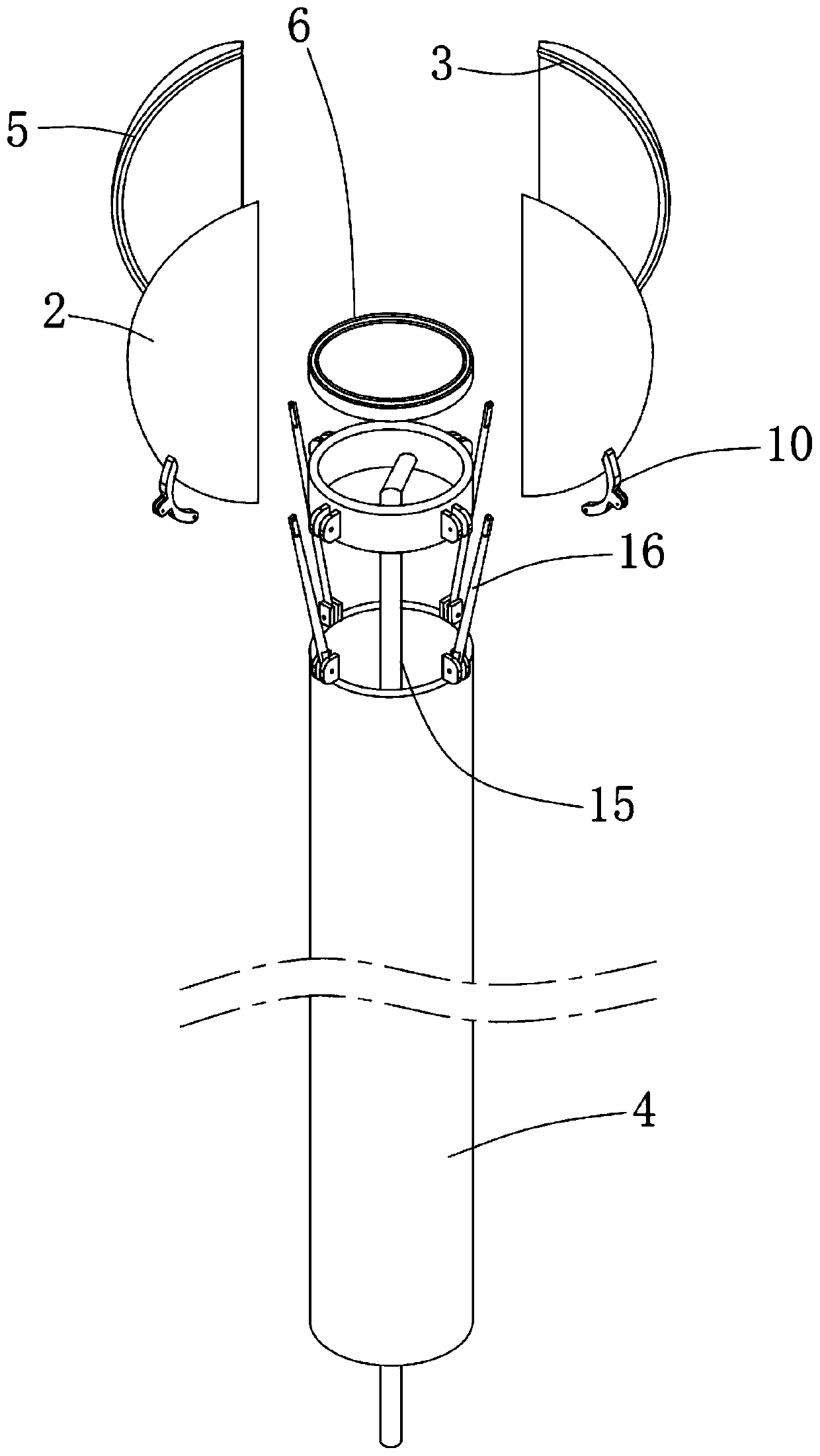 Excision device for excision of internal tissue