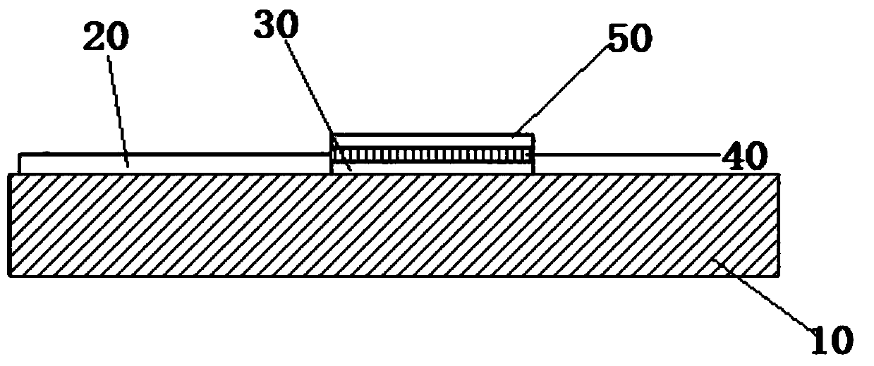 Resistance-type power divider and manufacturing process thereof