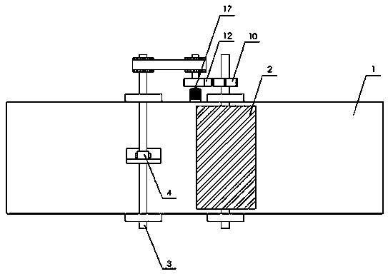 Punching device suitable for polyester filament fabric and application method thereof