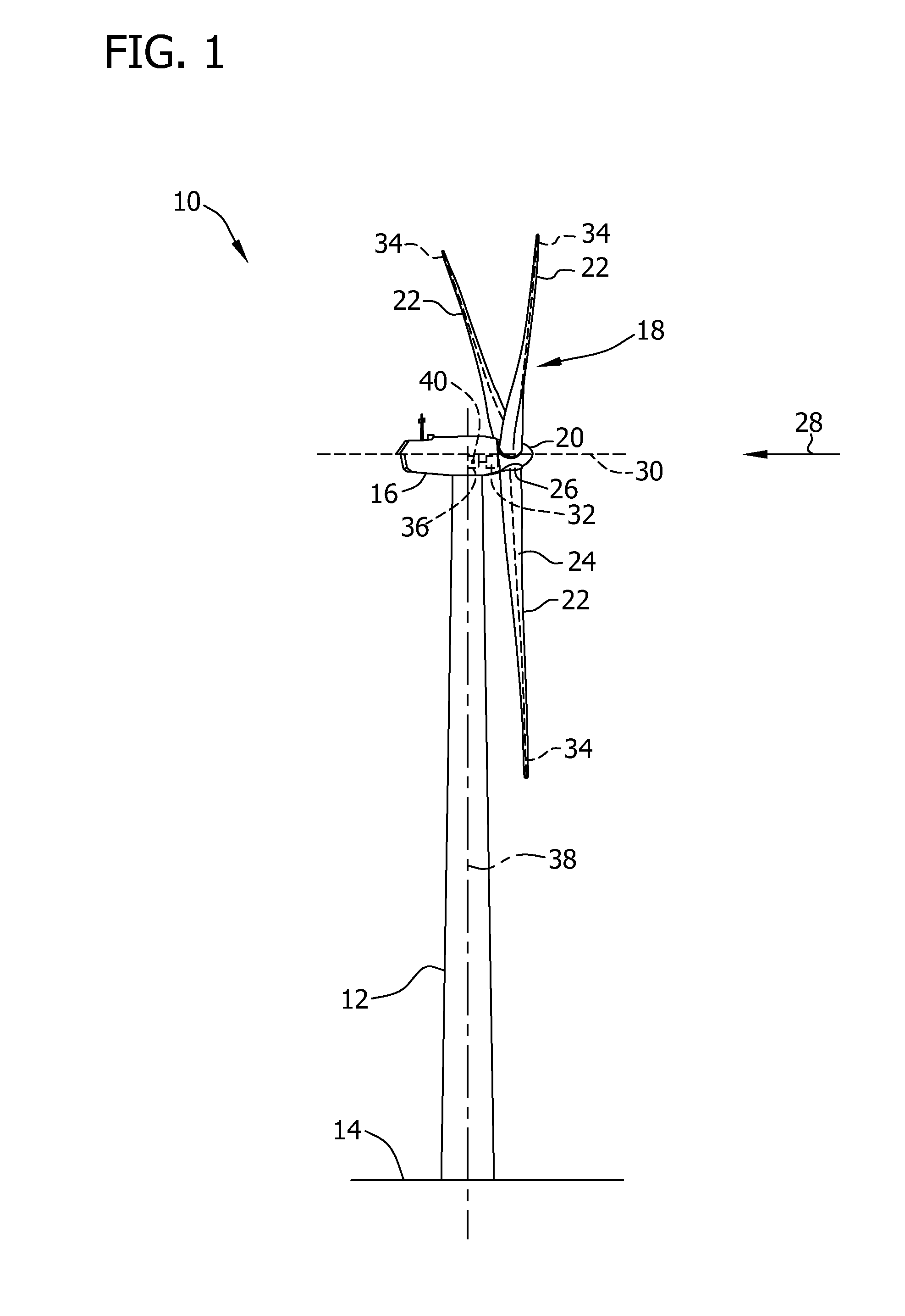 Wind turbine rotor blade with precured fiber rods and method for producing the same