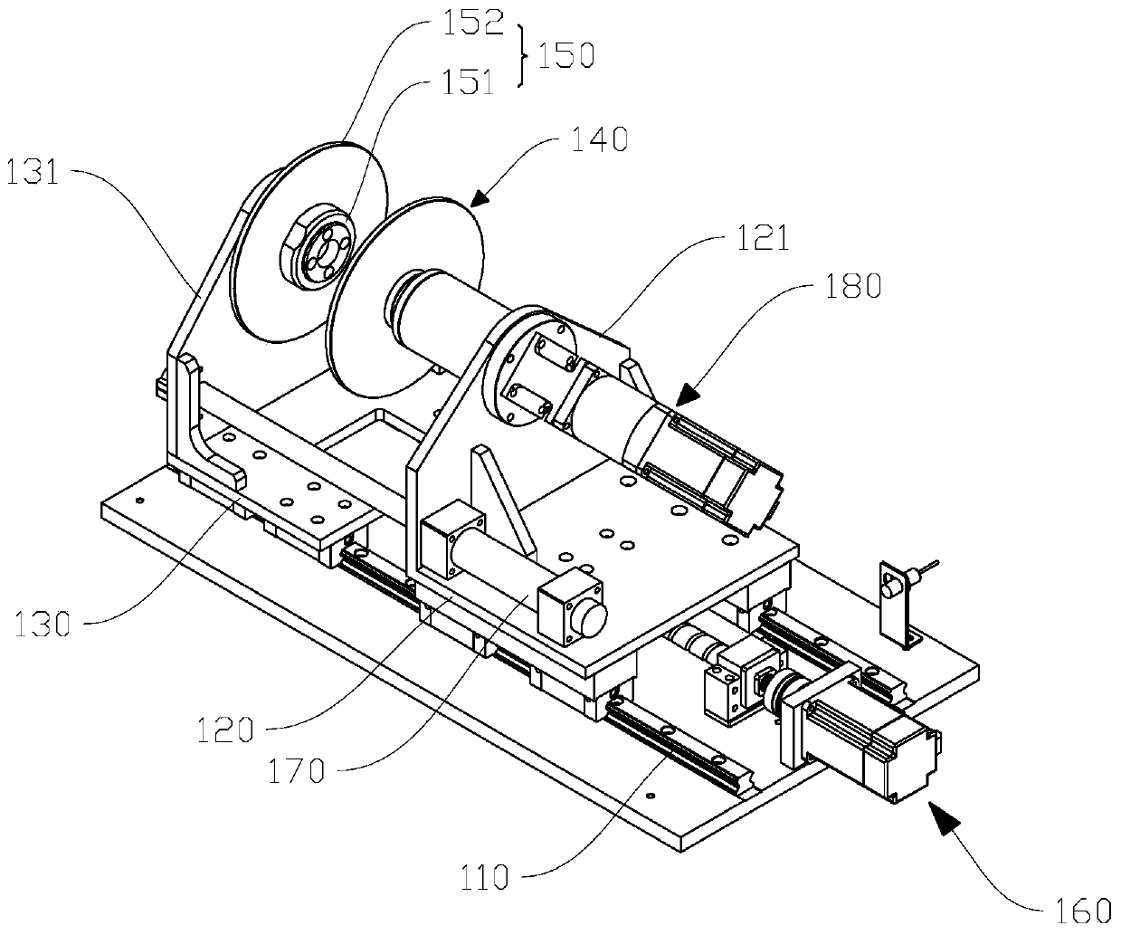 Winding mechanism and winding device