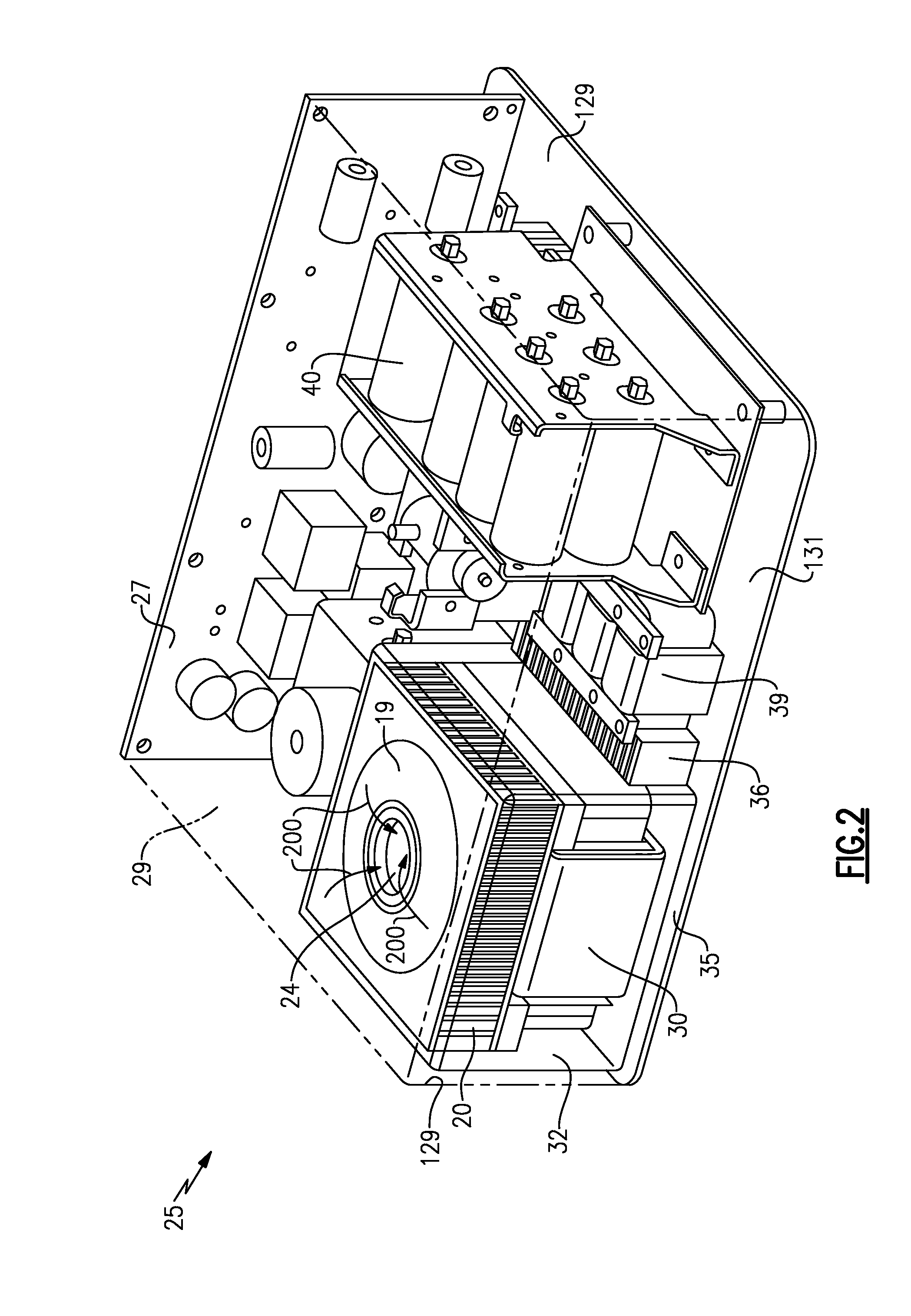 Integrated Blower Diffuser and Heat Exchanger for Electronics Enclosure
