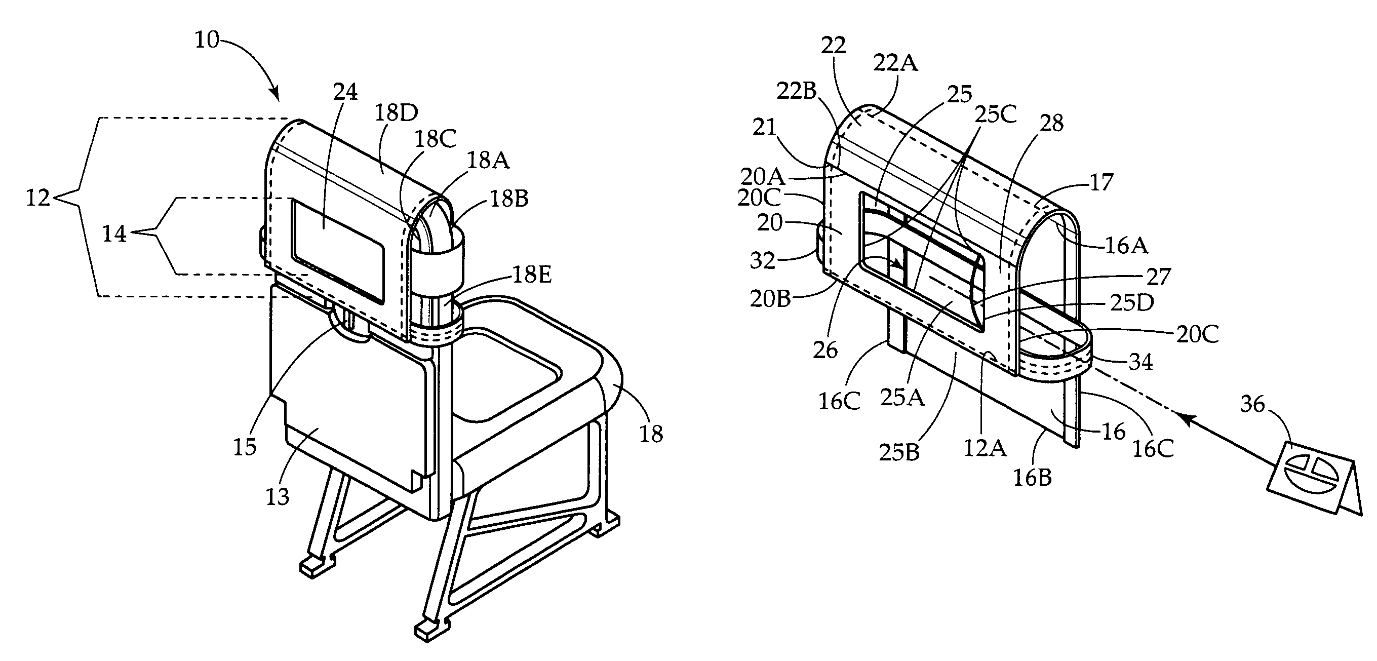 Seat headrest cover for use as a display device
