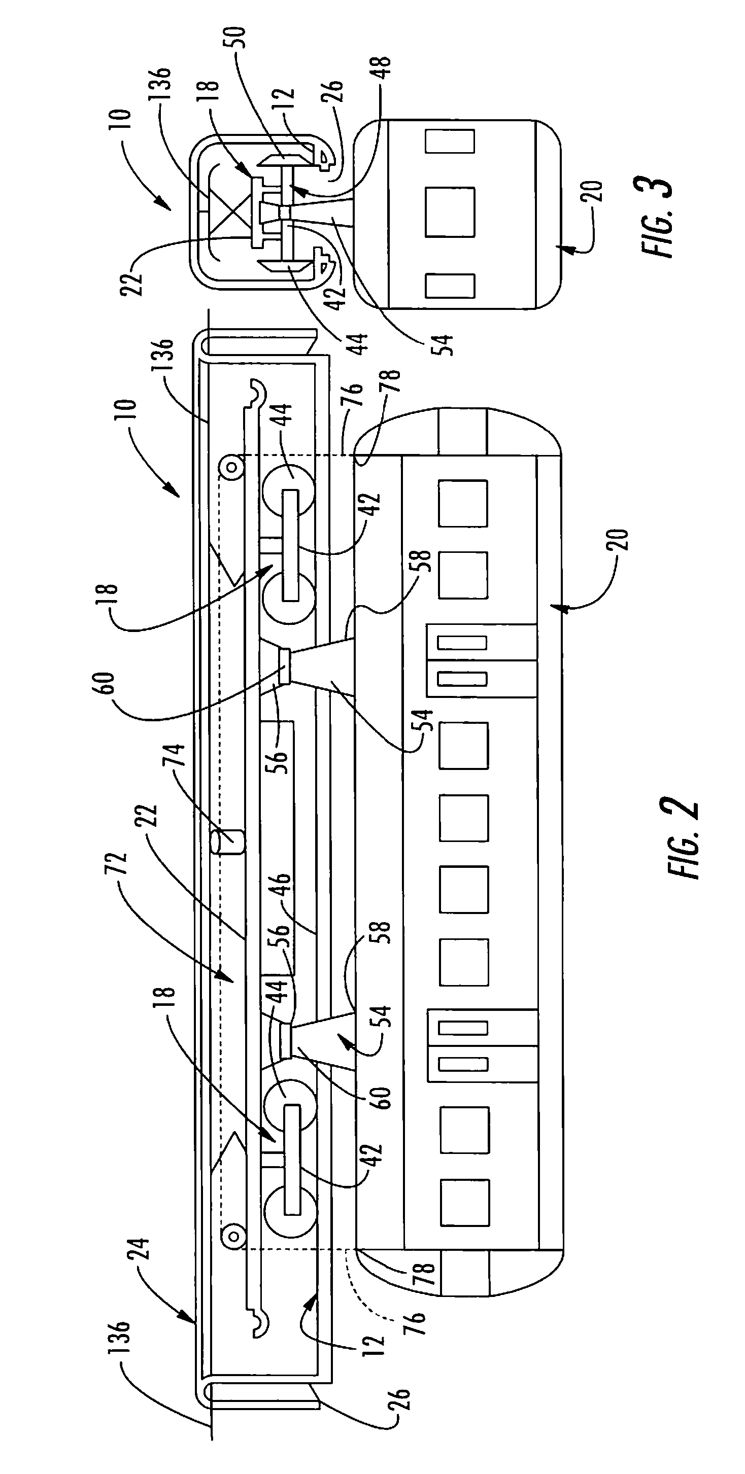 Overhead Suspended Transportation System and Method